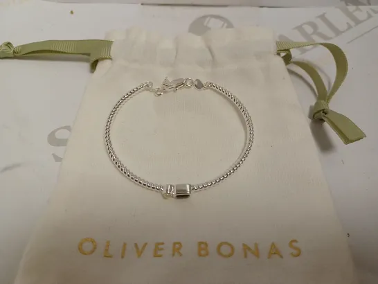 OLIVER BONAS SILVER EFFECT BRACELET