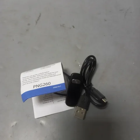 BOX OF APPROX. 100 PLUG N GO 260 BLUETOOTH HEADSET 