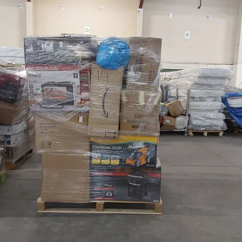 PALLET OF APPROXIMATELY 21 UNPROCESSED RAW RETURN HOUSEHOLD AND ELECTRICAL GOODS TO INCLUDE;