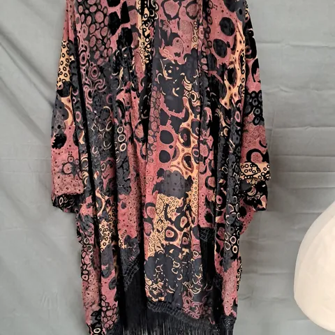 MALISSA J KAFTAN STYLE WRAP BLUSH MULTI ONE SIZE