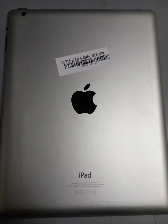 UNBOXED APPLE IPAD 4 GREY