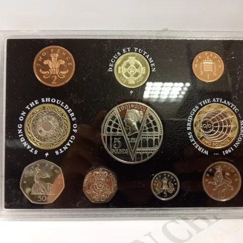 COMPLETE COLLECTION OF COMMEMORATIVE COINS INCLUDING STANDING ON THE SHOULDERS OF GIANTS, DECUS ET TUTAMEN AND WIRELESS BRIDGES THE ATLANTIC