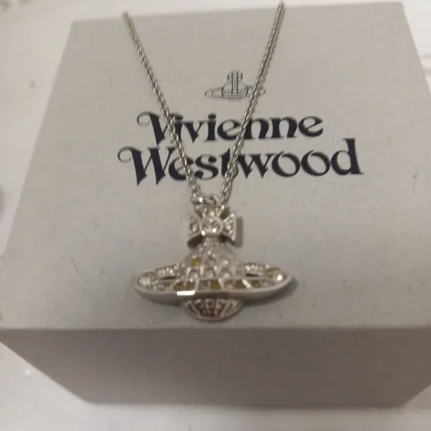 BOXED VIVIENNE WESTWOOD MINNIE BAS RELIEF PENDANT