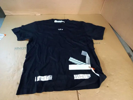 OFF-WHITE DIAGS SLIM T-SHIRT - XL