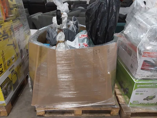 PALLET OF APPROXIMATELY 19 UNPROCESSED RAW RETURN HOUSEHOLD AND ELECTRICAL GOODS TO INCLUDE;