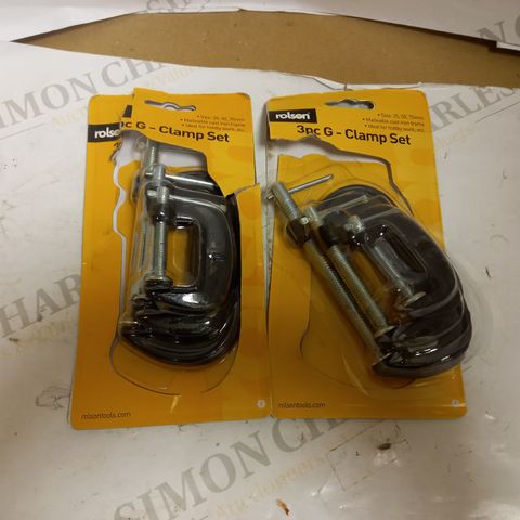 LOT OF 2 ROLSON CLAMP SET 