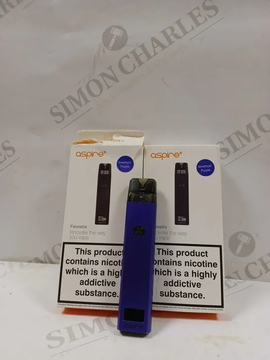 BOX OF 3 ASPIRE FAVOSTIX IN AMETHYST PURPLE