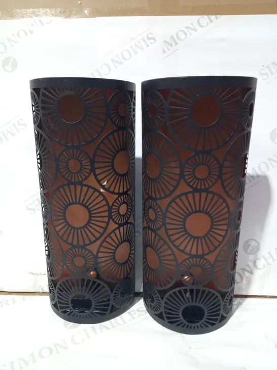 LUXFORM SET OF 2 SOLAR WALL LANTERNS