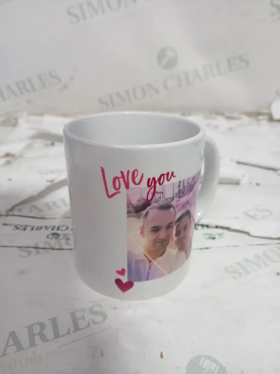 LOVE YOU PHOTO UPLOAD MUG RRP £12.99