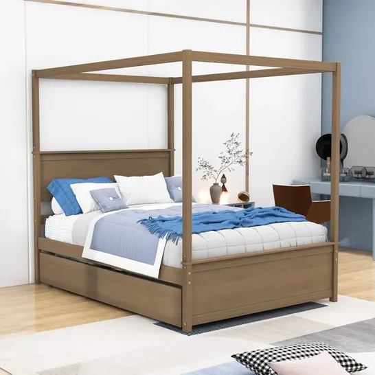 BOXED ABDUL-QAADIR MANUFACTURED WOOD BED