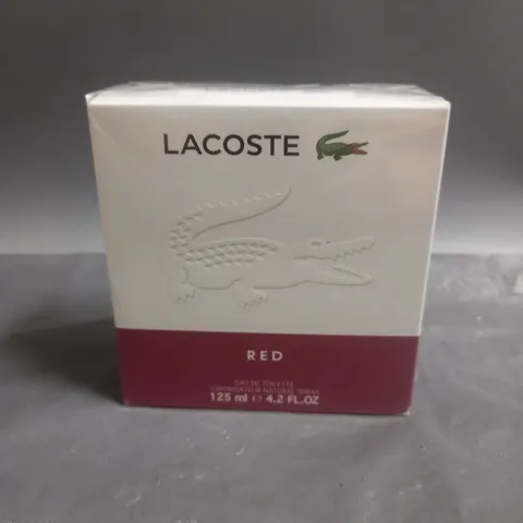 BOXED LACOSTE RED EAU DE TOILETTE 125ML