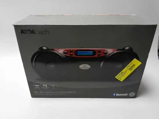 BOXED BLUETOOTH CD BOOMBOX