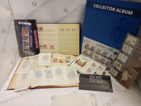 LARGE QUANTITY OF STAMPS AND STAMP COLLECTIONS