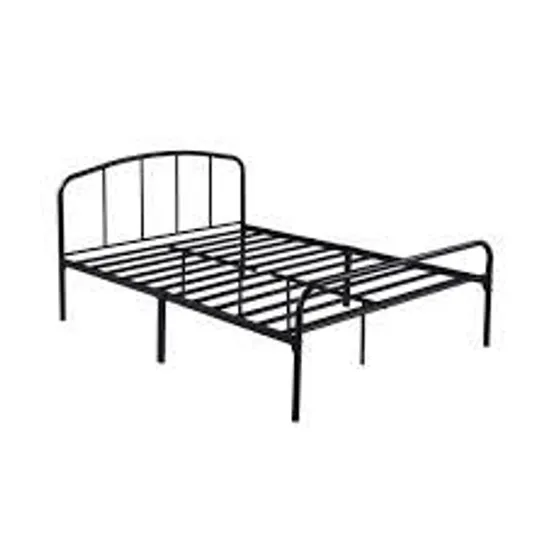 BOXED MILTON 4.6 DOUBLE BED BLACK