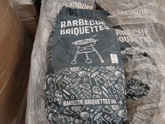 PALLET OF APPROXIMATELY 100X 5KG BAGS OF CHARCOAL BARBECUE BRIQUETTES 