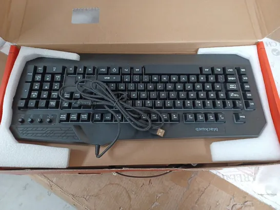 BLACKWEB 4 IN 1 GAMING KIT - KEYBOARD, MOUSE, HEADSET AND MOUSEMAT