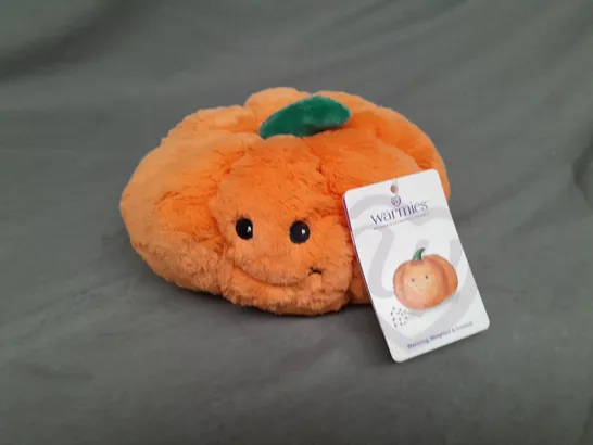 WARMIES - PUMPKIN CUDDLE TOY