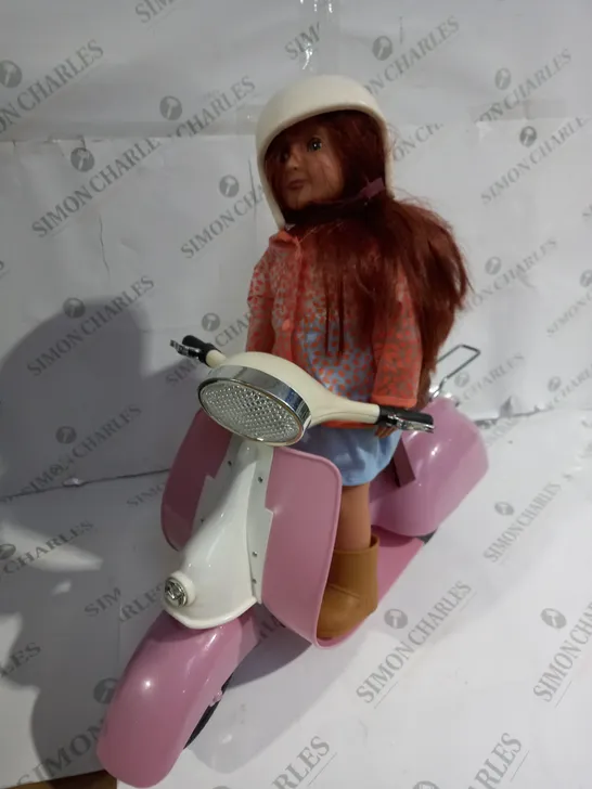 OG GIRL DOLL WITH SCOOTER 