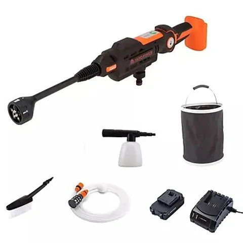 YARD FORCE 20V CORDLESS PRESSURE CLEANER WITH 2.5AH BATTERY