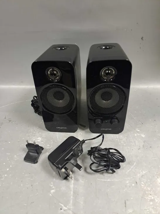 BOXED CREATIVE INSPIRE T10 PC/MAC/MP3 SPEAKER SYSTEM IN BLACK