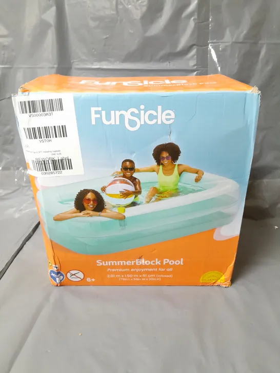 FUNSICLE SUMMERBLOCK POOL 5.5FT RRP £19.99