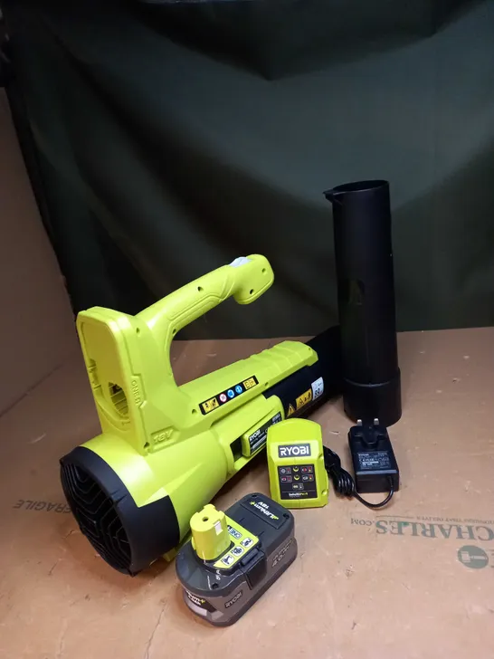 RYOBI 18V CORDLESS JET BLOWER 