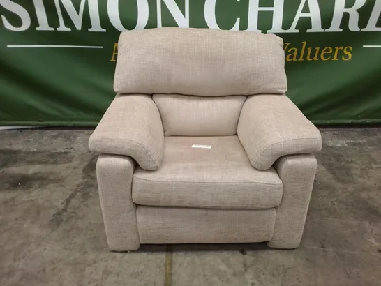 LARGE ARMCHAIR - CREAM FABRIC