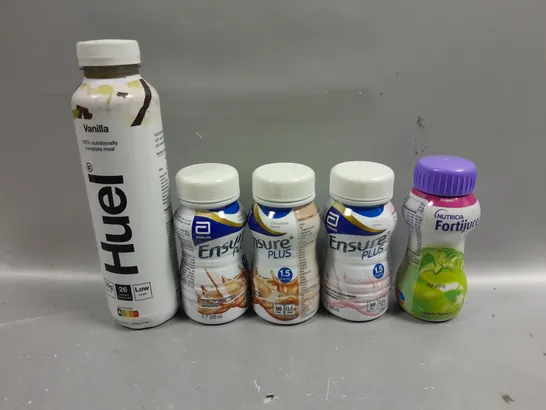 APPROXIMATELY 20 ASSORTED FOOD SUPPLEMENT DRINKS TO INCLUDE HUEL, ENSURE PLUS, FORTIJUICE ETC - COLLECTION ONLY 