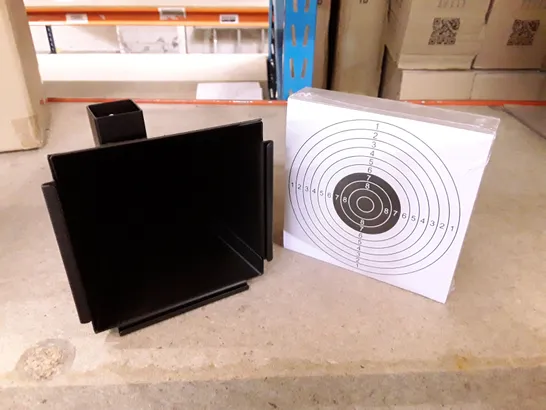 A SET OF 6 SHOOTING TARGETS FOR PELLET GUNS WITH PELLET CATCHING SYSTEM (6 BOXES)