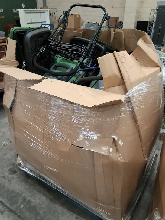 PALLET CONTAINING APPROXIMATELY 8 POWERBASE LAWNMOWERS