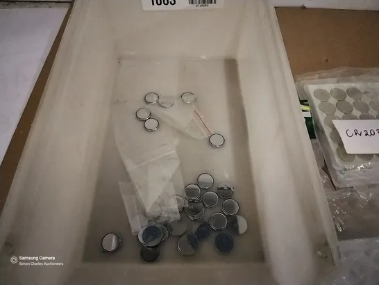 TRAY OF ASSORTED BUTTON  BATTERIES