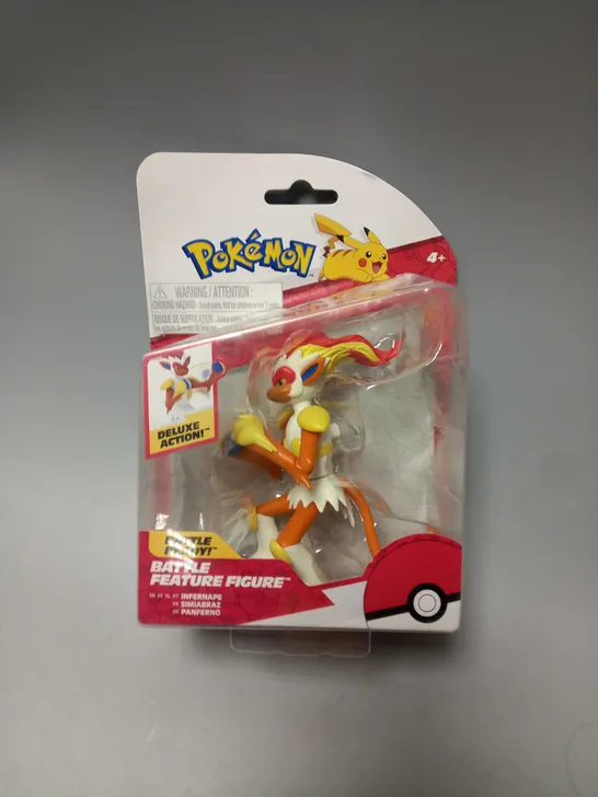 BOXED POKEMON BATTLE FEATURE FIGURE INFERNAPE W13 WITH DELUXE ACTION