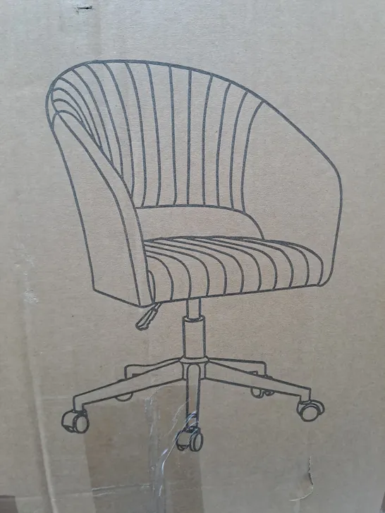 SOLAR OFFICE CHAIR WITH WHEELS IN SLATE GREY