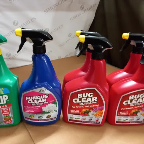 LOT OF 6 GARDEN CARE LIQUIDS / COLLECTION ONLY