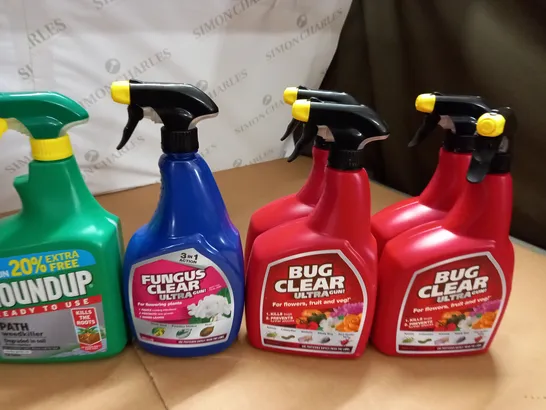 LOT OF 6 GARDEN CARE LIQUIDS / COLLECTION ONLY