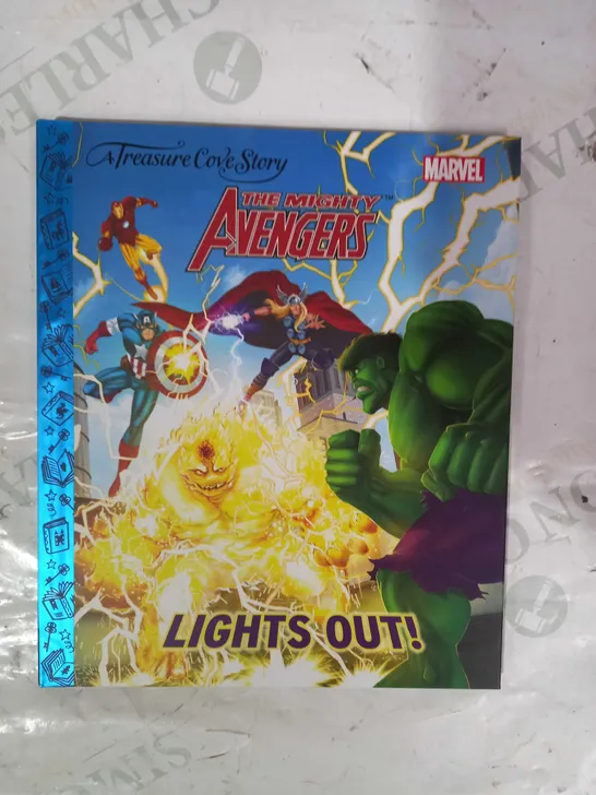 LOT OF APPROXIMATELY 20 TREASURE COVE STORY MARVEL THE MIGHTY AVENGERS LIGHTS OUT BOOKS