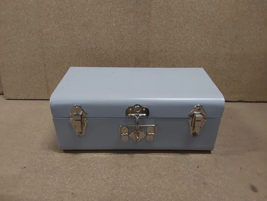 DESIGNER METAL STORAGE TRUNK 