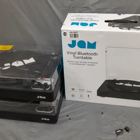 THREE JAM VINYL BLUETOOTH TURNTABLES