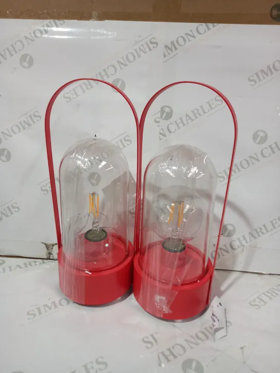 BUNDLEBERRY BY AMANDA HOLDEN SET OF 2 INDOOR OUTDOOR LANTERNS