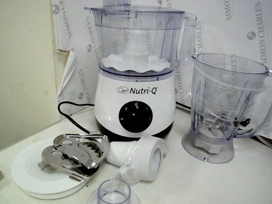 NUTRI-Q 34780 FOOD PROCESSOR WITH BLENDER & GRINDER