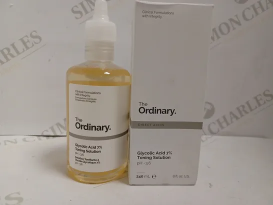 THE ORDINARY GLYCOLIC ACID 7% TONING SOLUTION - 240ML