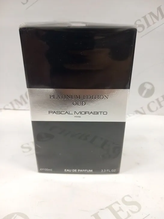 BOXED AND SEALED PLATINUM EDITION OUD PASCAL MORABITO PARIS EAU DE PARFUM 100ML