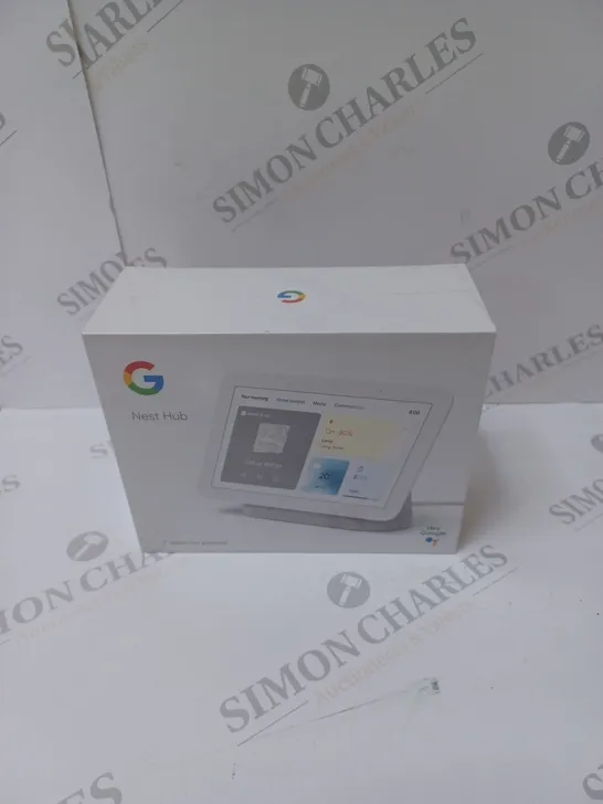 BRAND NEW BOXED GOOGLE NEST HUB 2ND GEN SMART SPEAKER WITH SCREEN - CHALK 