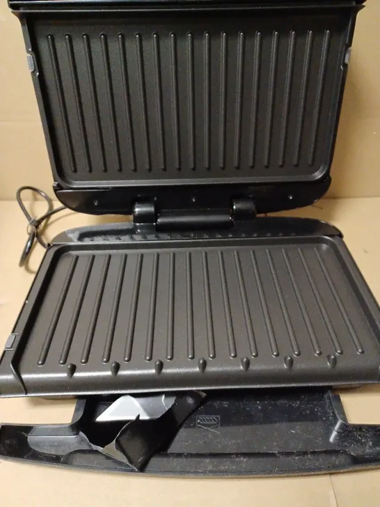 GEORGE FOREMAN MEDIUM REMOVABLE PLATES GRILL, BLACK [24330]