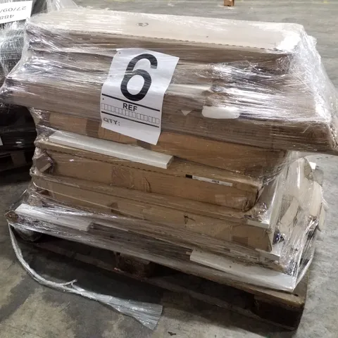 PALLET CONTAINING APPROXIMATELY 12 ASSORTED KITCHEN FLATPACK ITEMS 