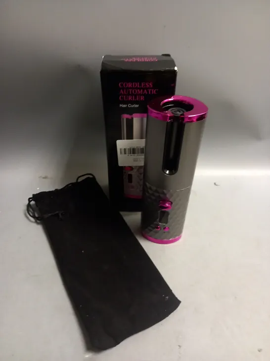 BOXED CORDLESS AUTOMATIC HAIR CURLER