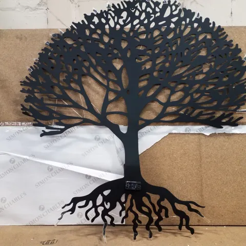 2 BOXED SOLAR LED TREE OF LIFE WALL DECORS (2 BOXES)