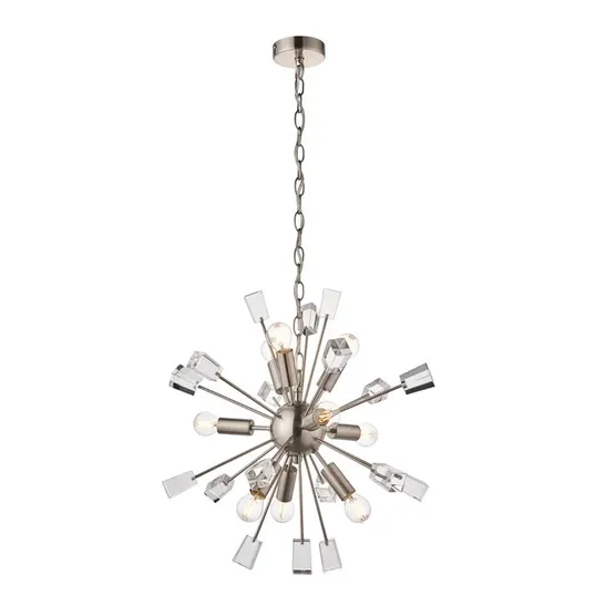 BOXED VANESSA 9 LIGHT SPUTNIK CHANDELIER 