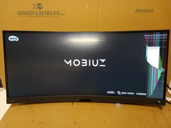 BENQ MOBIUZ EX3415R CURVED GAMING MONITOR- collection only