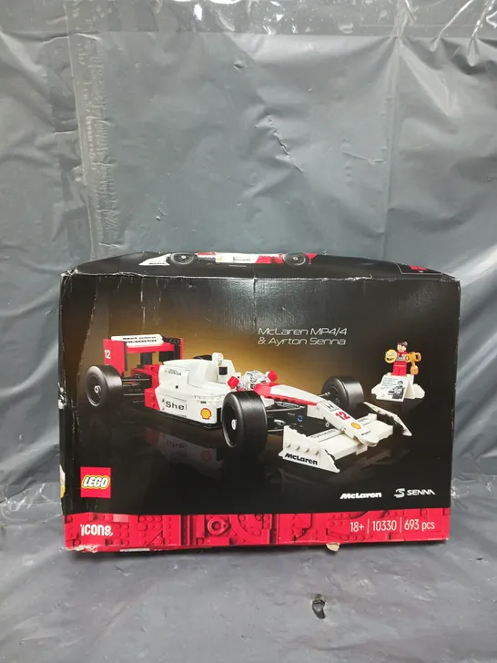 BOXED LEGO MCLAREN MP4 & AYRTON SENNA  RRP £69.99